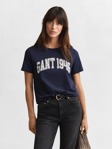 mėlyna GANT Marškinėliai: priekis