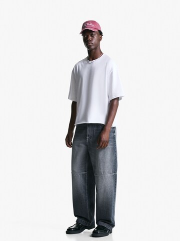 Baggy Jean Bershka en bleu : devant