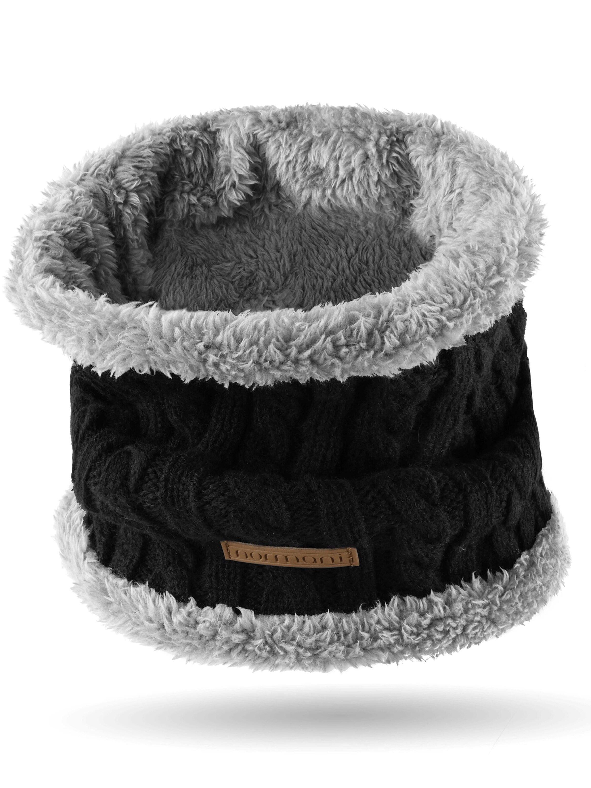 Écharpe 'Kebili' normani en noir : devant