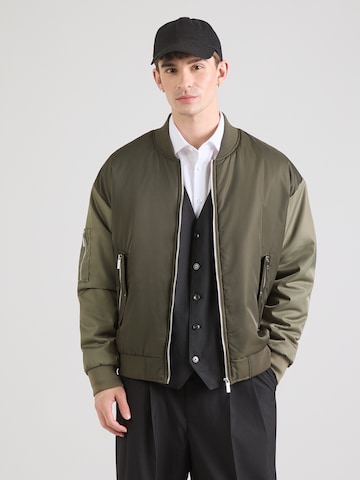 Karl Lagerfeld Välikausitakki värissä vihreä: etupuoli