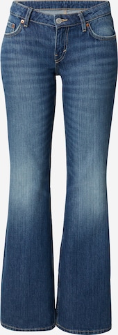 WEEKDAY Bootcut Farkut 'Nova' värissä sininen: etupuoli