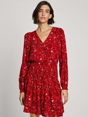 Pepe Jeans Jurk 'Cecile' in Rood: voorkant