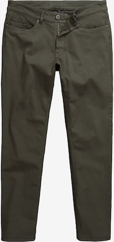 Men Plus Regular Hose in Grün: Vorderseite