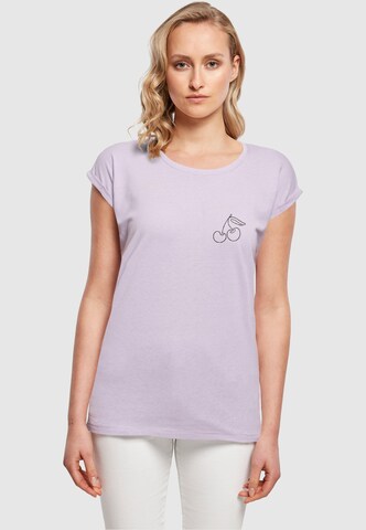 Merchcode Shirt 'Cherry' in Purple: front