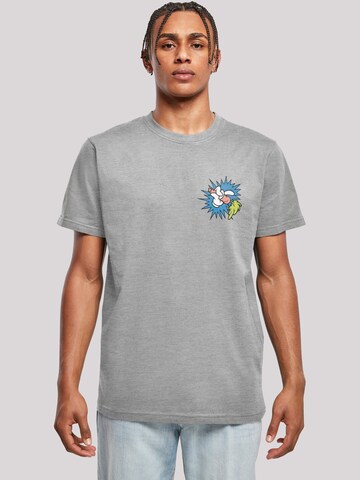 T-Shirt F4NT4STIC en gris : devant