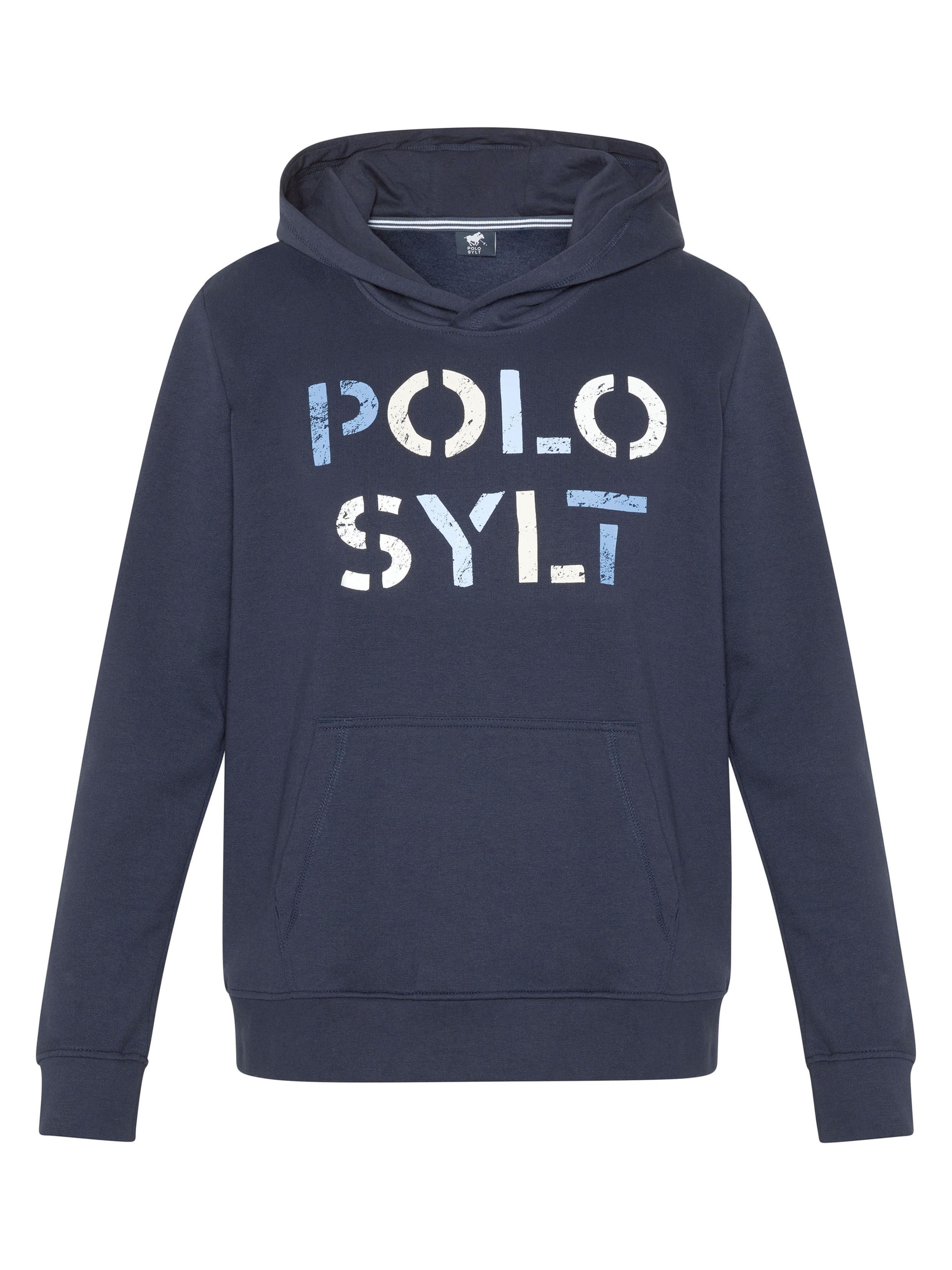 Polo Sylt Sweatshirt in Blue: front