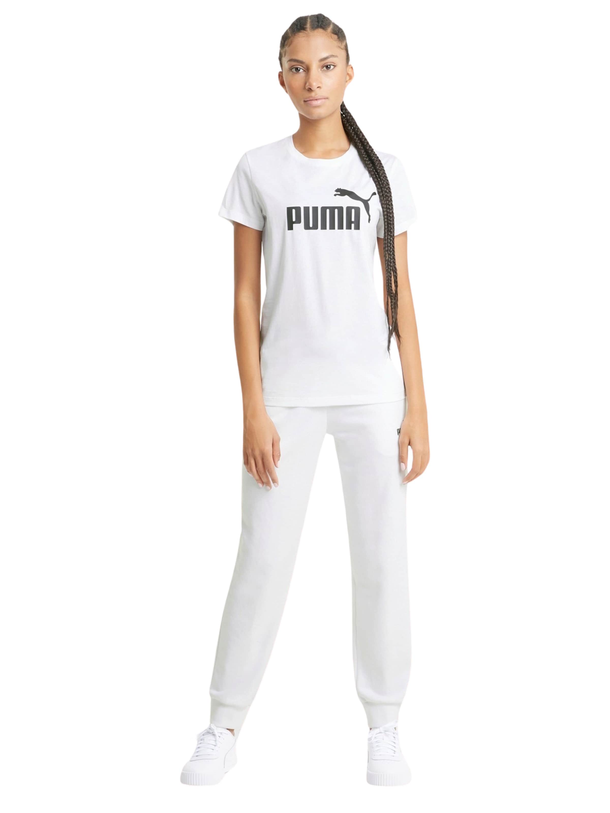 T-shirt fonctionnel 'Essential' PUMA en blanc