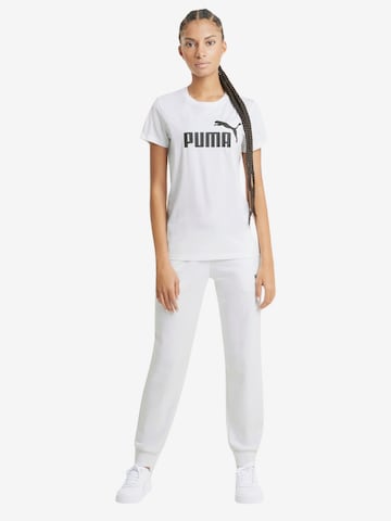 T-shirt fonctionnel 'Essential' PUMA en blanc