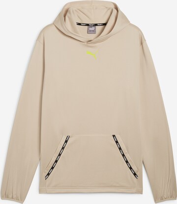 PUMA Sports sweatshirt in Beige: front