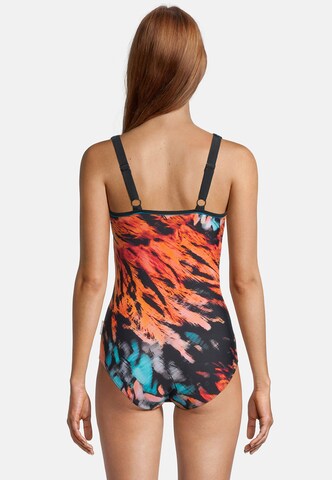 BECO the world of aquasports Bralette Swimsuit 'Feathers' in Mixed colours