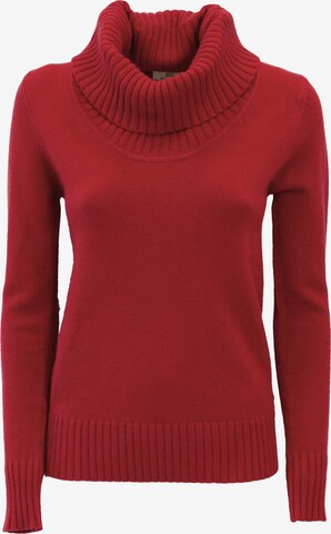 Pullover di Influencer in rosso: frontale