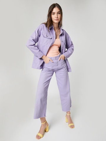 Wide Leg Jean 'Flourish' florence by mills exclusive for ABOUT YOU en violet