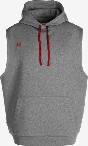 Pull-over de sport WILSON en gris : devant