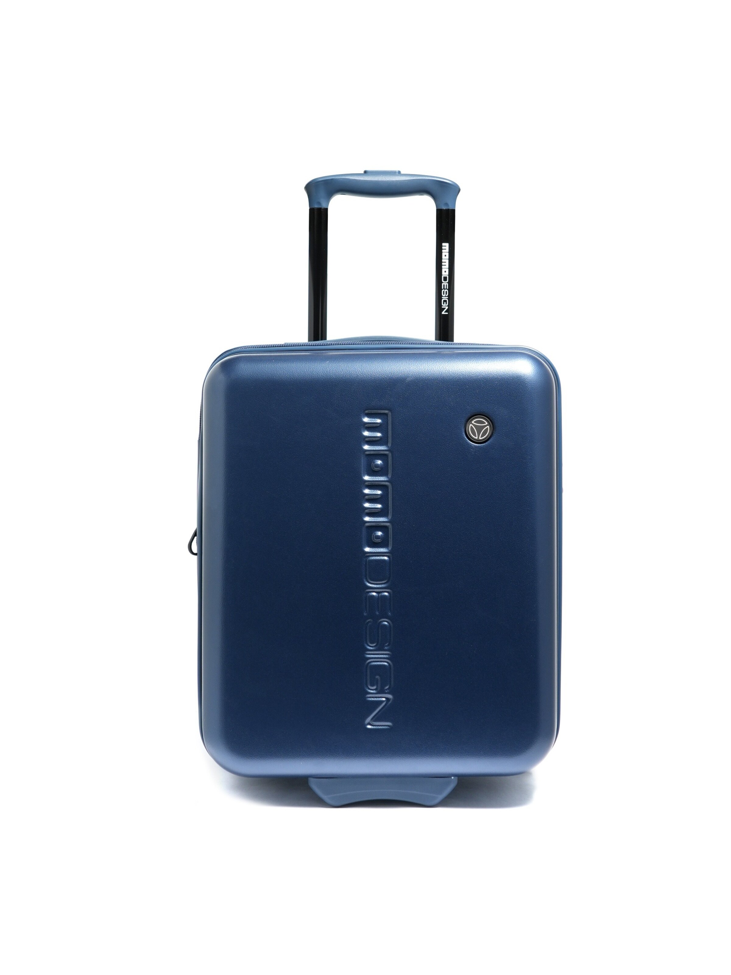 Valigia 'Trolley Cabin - Valigia Rigida con Manico Telescopico' di Momo Design in blu: frontale