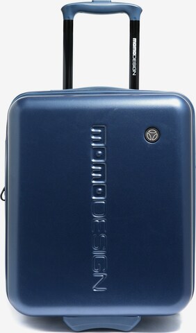 Valigia 'Trolley Cabin - Valigia Rigida con Manico Telescopico' di Momo Design in blu: frontale