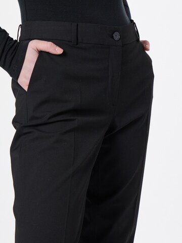 MORE & MORE Regular Pleated Pants 'Hanna' in Black