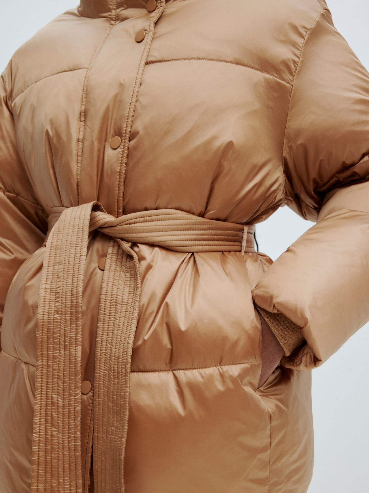 EDITED Producten Winterjas 'Fatima' Lichtbruin