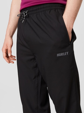 Hurley Regular Sporthose in Schwarz