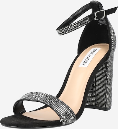 STEVE MADDEN Sandale 'CARRSON' in schwarz / silber, Produktansicht