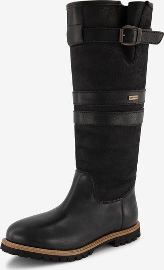 Travelin Boots 'Norway' in de kleur Zwart, Productweergave
