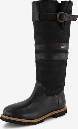 Travelin Boots 'Norway' en noir, Vue avec produit