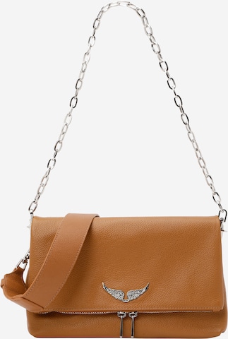 Geantă de umăr 'ROCKY' de la Zadig & Voltaire pe bej: față