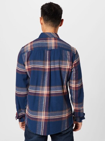 BLEND Regular fit Button Up Shirt in Blue