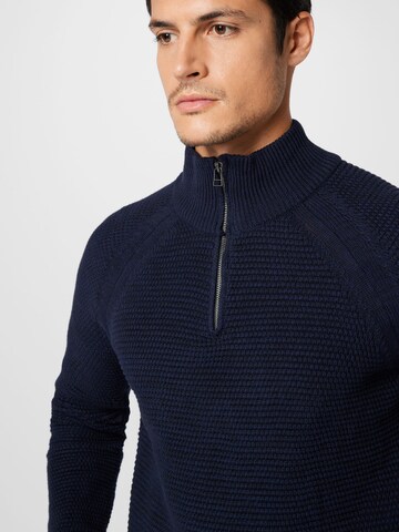 Casual Friday Pullover 'Kristian' in Blau