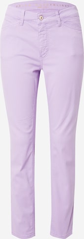 Coupe slim Jean 'DREAM SUMMER' MAC en violet : devant