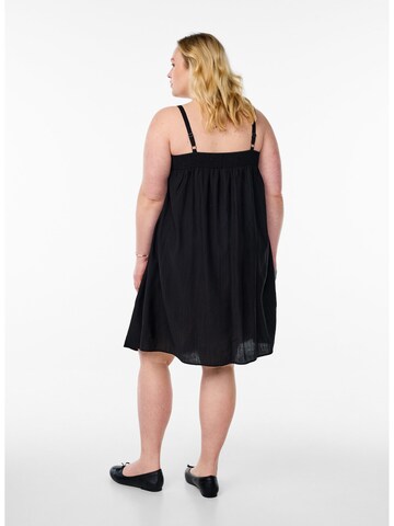 Zizzi Kleid 'Vsol' in Schwarz