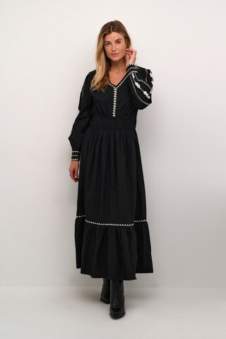 Cream Dress 'Gwen' in Black: front