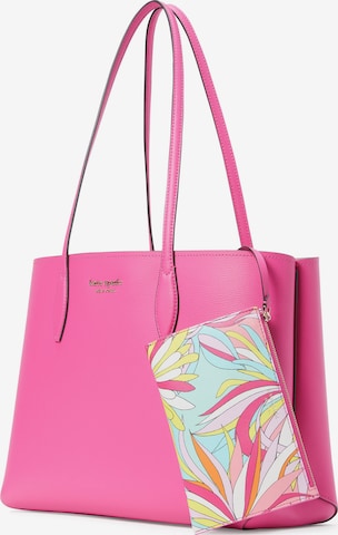 Kate Spade Μεγάλη τσάντα σε ροζ: μπροστά