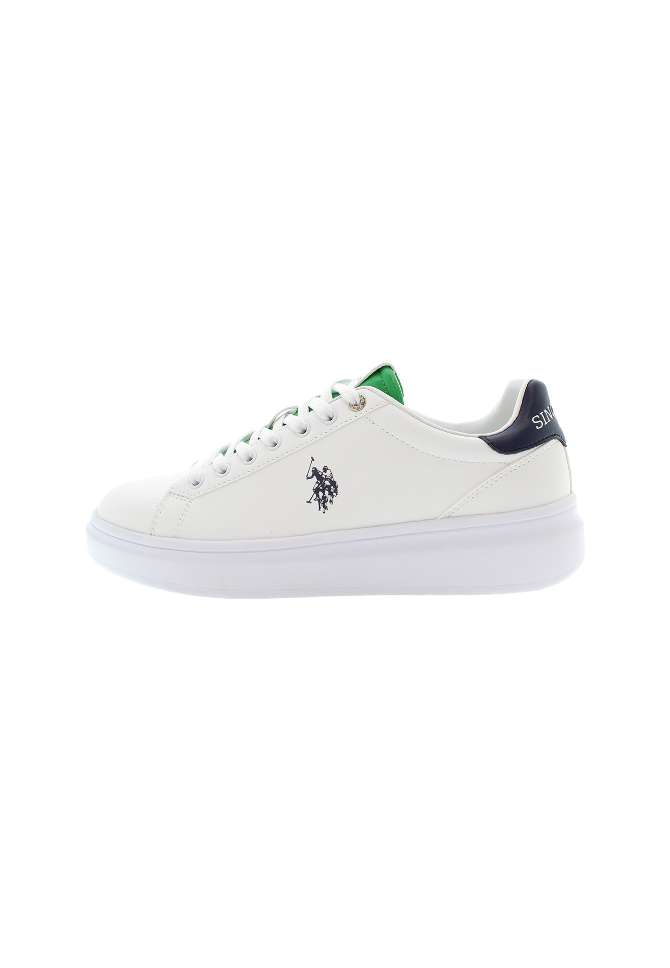 U.S. POLO ASSN. Sneakers laag 'Cody' in Wit: voorkant