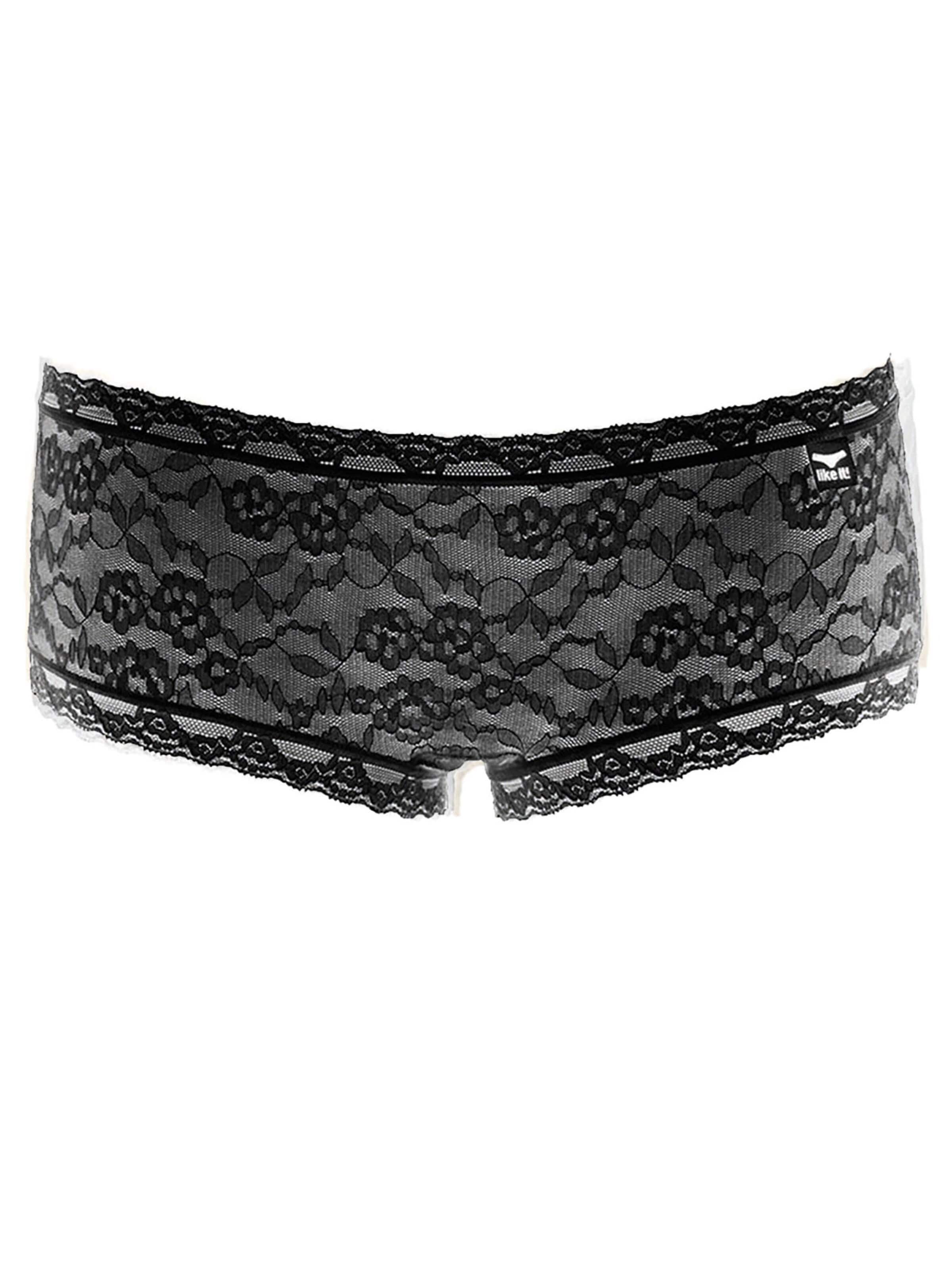 like it! Boyshorts 'Lisa' in Black