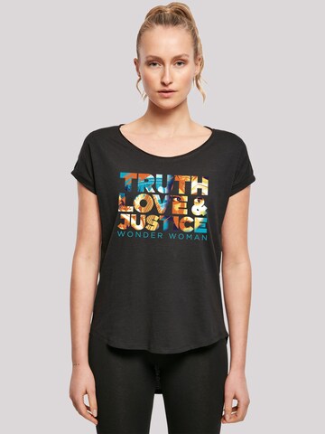 F4NT4STIC Shirt 'DC Comics Wonder Woman 84 Diana Truth Love Justice ' in Black: front