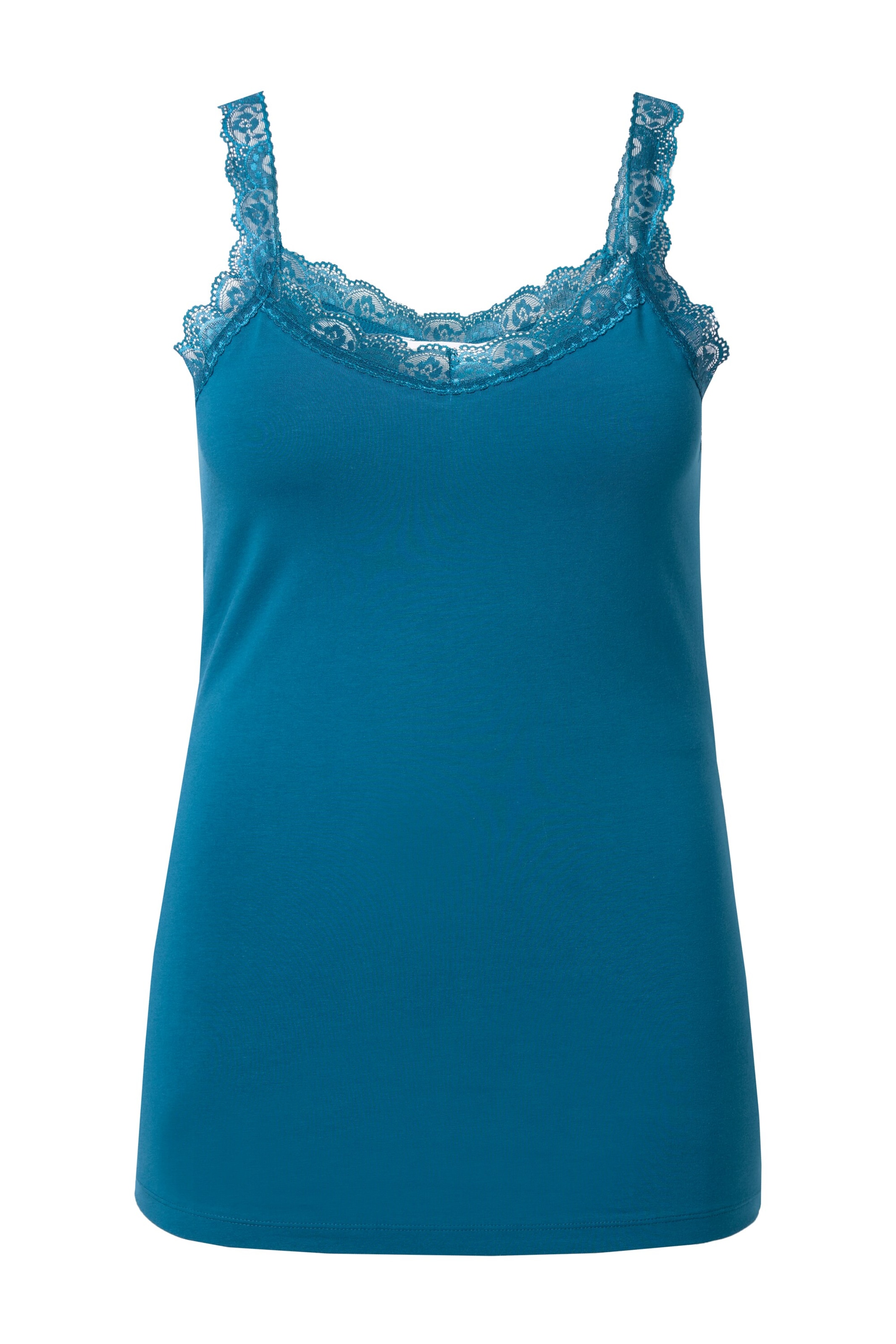 MIAMODA Gebreide top in Blauw: voorkant