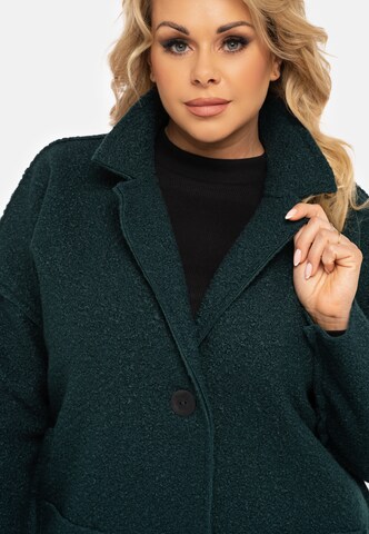 Manteau mi-saison 'Greta' Karko en vert