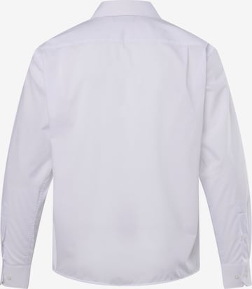 Men Plus Comfort fit Button Up Shirt in White