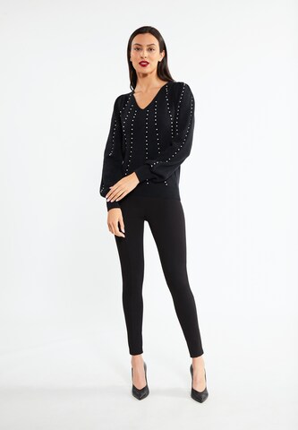 faina Sweater 'Tuxe' in Black