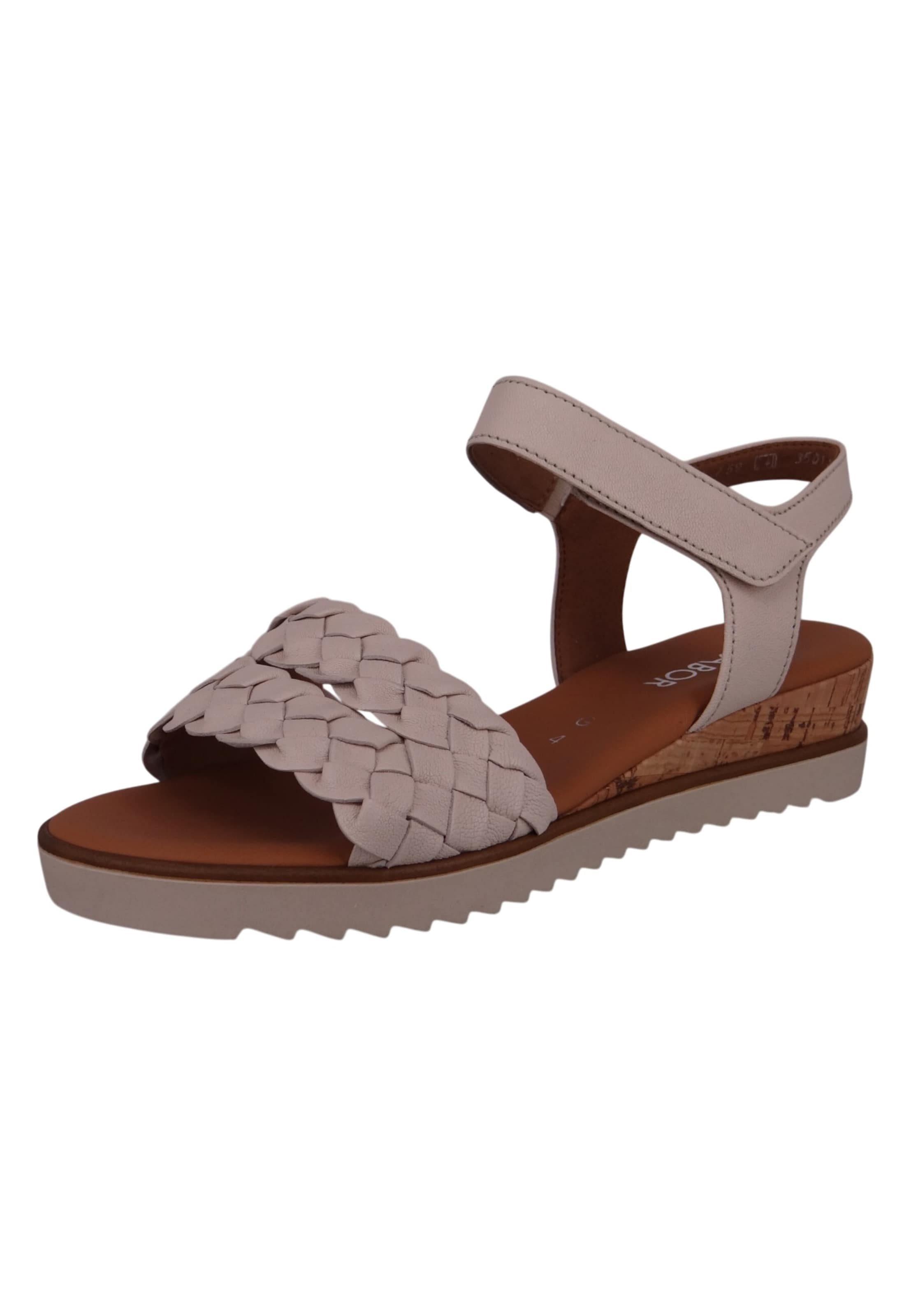 Sandales GABOR en beige : devant