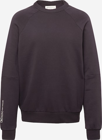 TOM TAILOR DENIM Sweatshirt in Grey: front