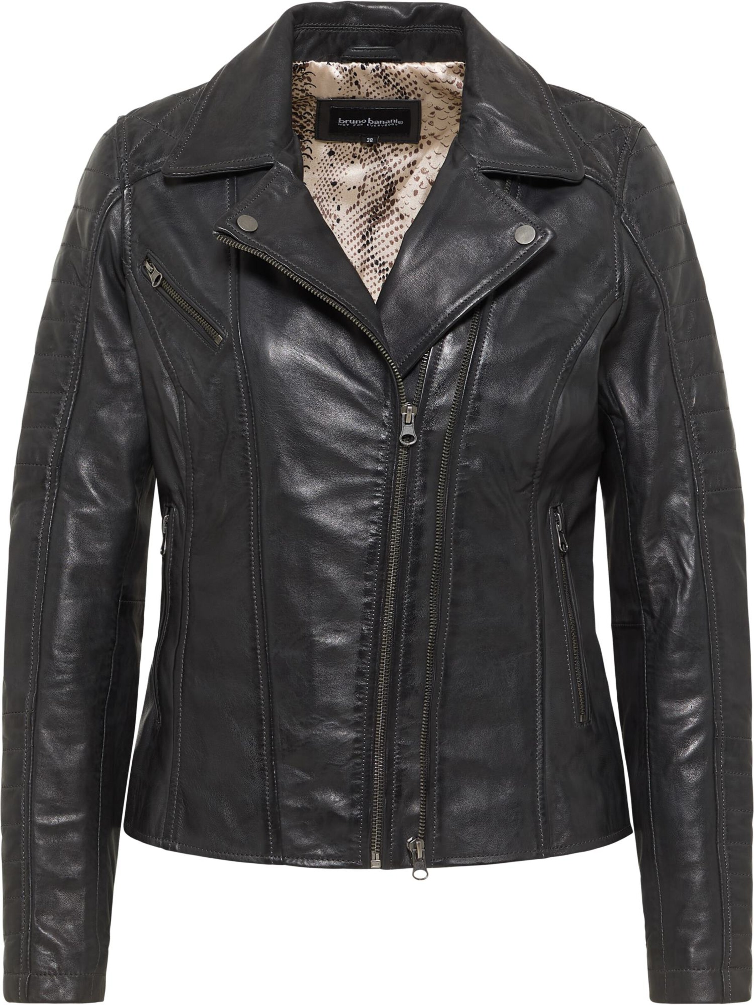 Bruno Banani Tussenjas 'Pine' in Zwart: voorkant