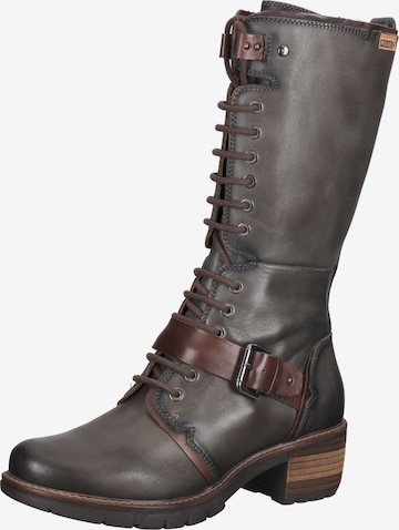 PIKOLINOS Lace-Up Boots in Grey: front