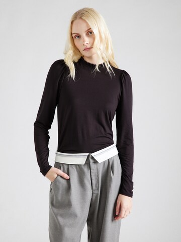 VERO MODA Shirt 'CAROL' in Zwart: voorkant