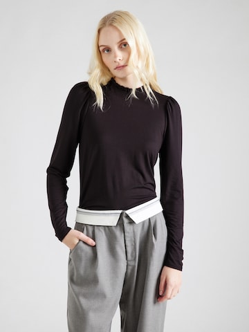 VERO MODA Shirt 'CAROL' in Zwart: voorkant