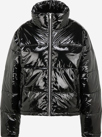 Gina Tricot Between-Season Jacket in Black: front