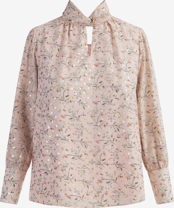 faina Blouse 'Caneva' in Roze: voorkant