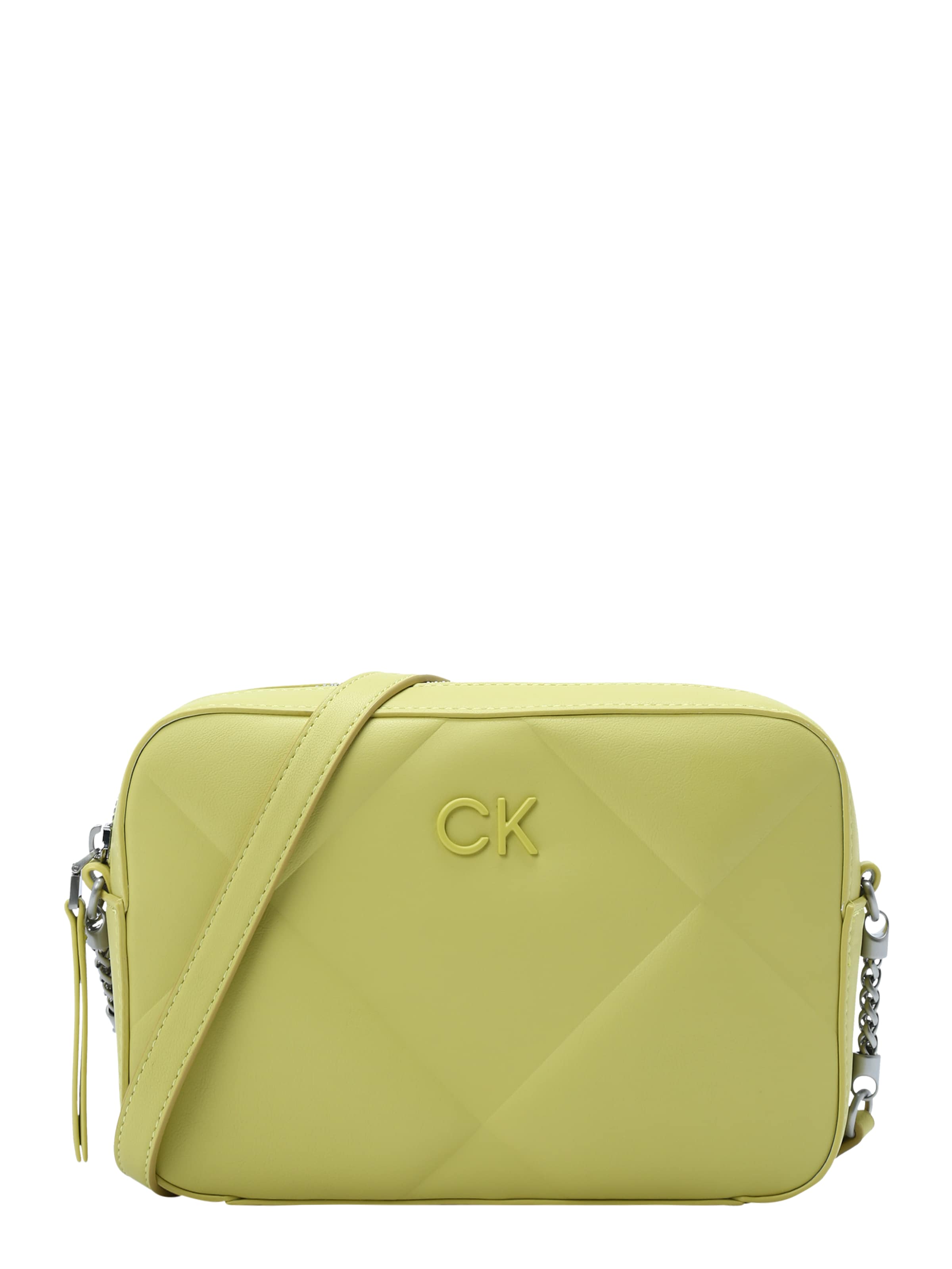 Calvin Klein Crossbody Bag 'Re-Lock' in Yellow: front