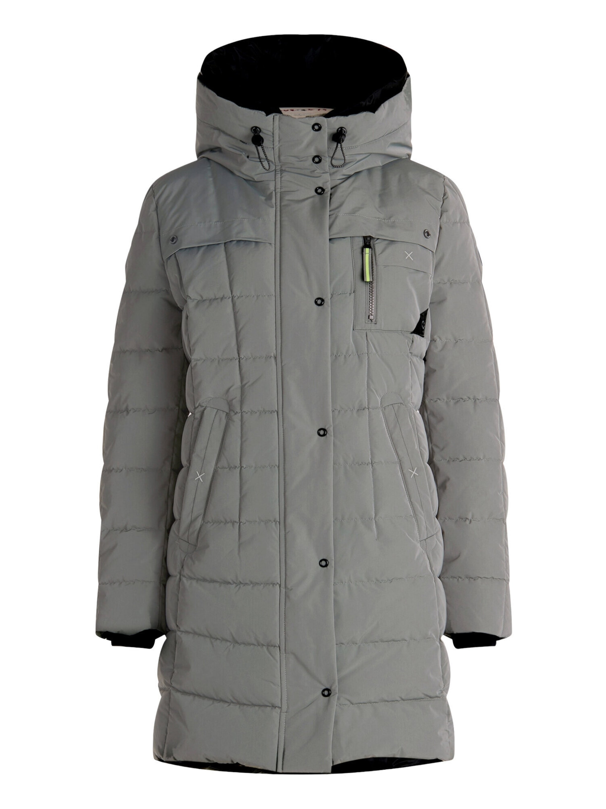 Amber & June Jacke in Grau: Vorderseite