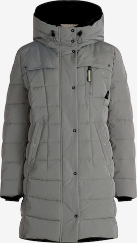 Veste d’hiver Amber & June en gris : devant